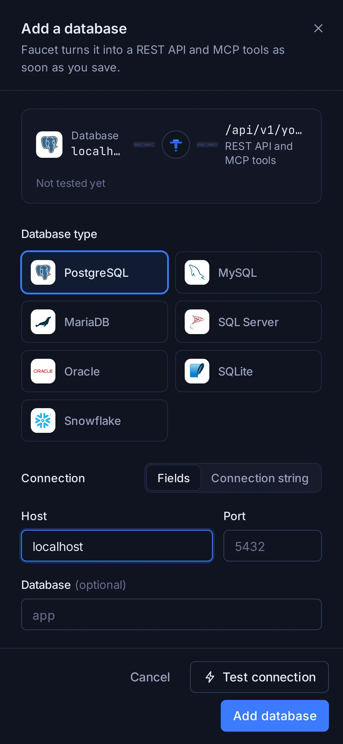 Adding a database on a phone